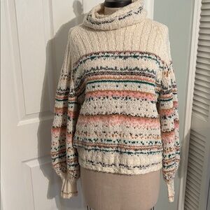 Cozy Multicolor Knit Sweater